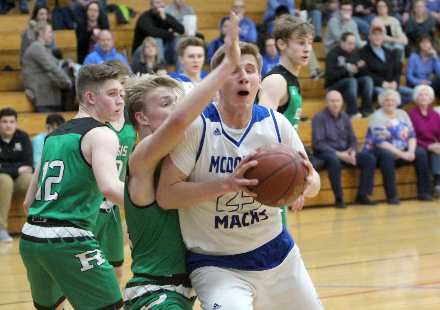 Eau Claire Regis at McDonell boys basketball 2-13-19